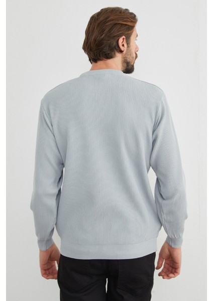 Basic Bisiklet Yaka Triko Kazak