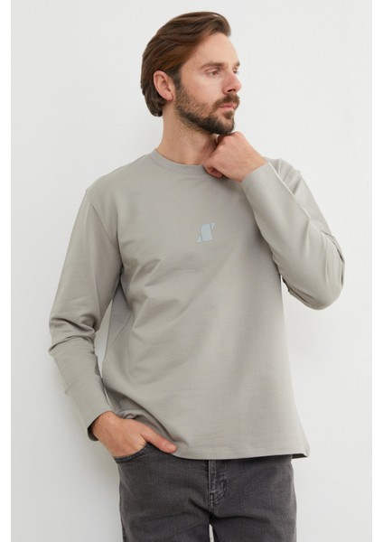 Baskılı Bisiklet Yaka Sweatshirt fırsatları