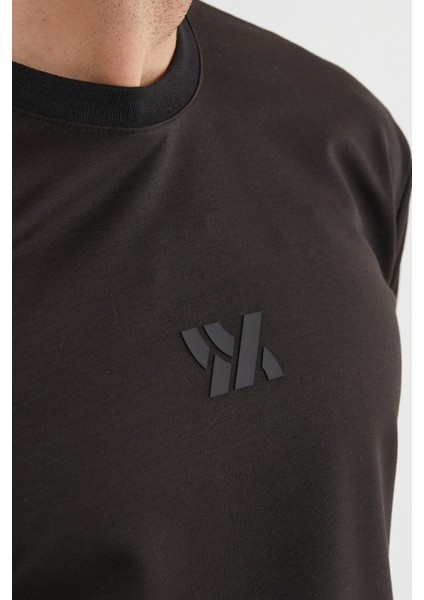 Kabartma Baskılı Bisiklet Yaka Sweatshirt fırsatları