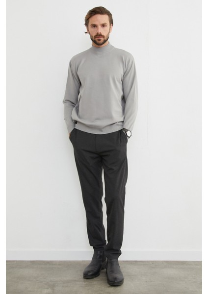 Basic Dik Yaka Triko Kazak fiyatları