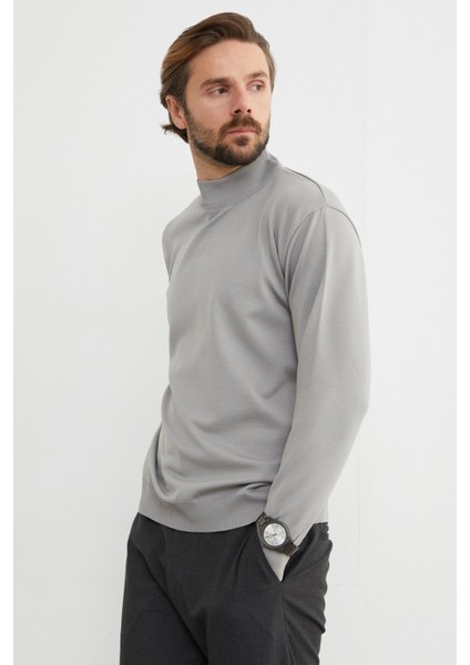 Basic Dik Yaka Triko Kazak modelleri