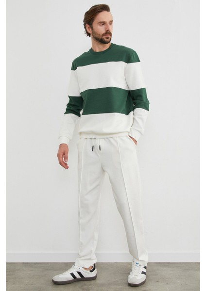 Beli Bağlamalı Çimalı Jogger Pantolon