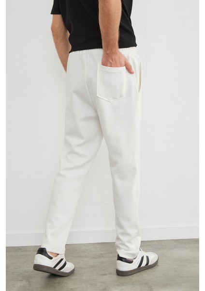 Beli Bağlamalı Çimalı Jogger Pantolon