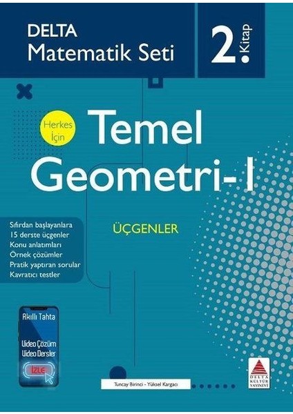 Delta Matematik Seti 2.kitap - Herkes Için Temel Geometri 1
