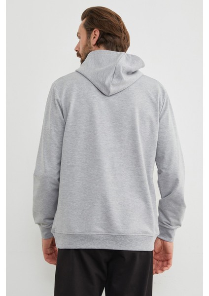 Look Beautıful Yazı Baskılı Kapüşonlu Sweatshirt