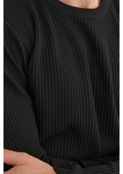 Basic Bisiklet Yaka Örgü Triko Kazak modelleri