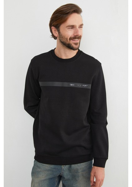 You`re Stronger Baskılı Bisiklet Yaka Sweatshirt