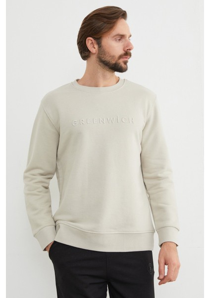 Greenwich Yazı Nakışlı Bisiklet Yaka Sweatshirt fiyatları