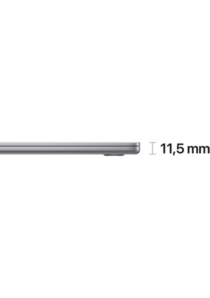 MacBook Air (15 Inç, M2, 2023) Apple M2 8 Cpu 10 Gpu 8 GB Ram 256 GB SSD Uzay Grisi MQKP3TU/A modelleri