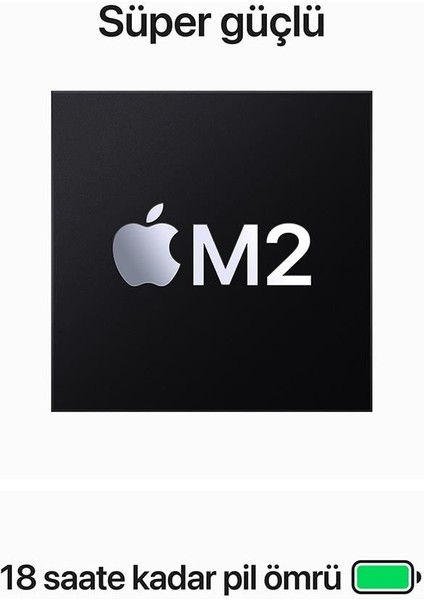 MacBook Air (15 Inç, M2, 2023) Apple M2 8 Cpu 10 Gpu 8 GB Ram 256 GB SSD Uzay Grisi MQKP3TU/A fırsatları