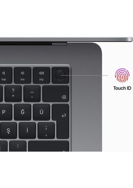 MacBook Air (15 Inç, M2, 2023) Apple M2 8 Cpu 10 Gpu 8 GB Ram 256 GB SSD Uzay Grisi MQKP3TU/A