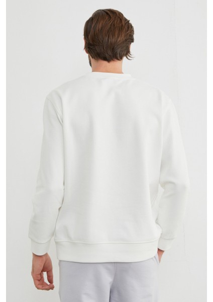 Simplicity Yazı Baskılı Bisiklet Yaka Sweatshirt