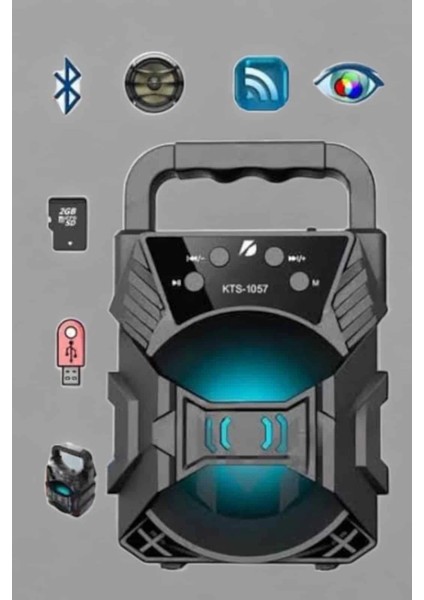 Yüksek Performanslı Bluetooth Hoparlör Kablosuz Taşınabilir fiyatları