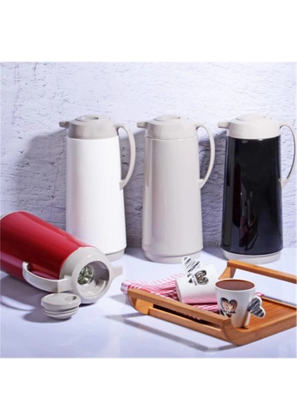 Plastik Renkli Termos 1 Litre Karışık Renk