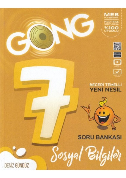 Gong 7. Sınıf Sosyal Bilgiler Beceri Temelli Yeni Nesil Soru Bankası
