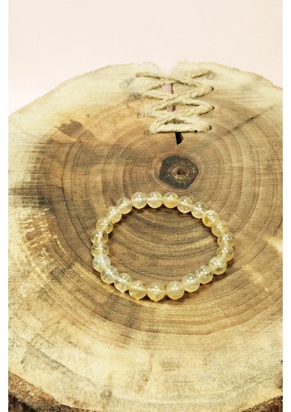 Sitrin Doğal Taş Bileklik Kutulu fiyatları