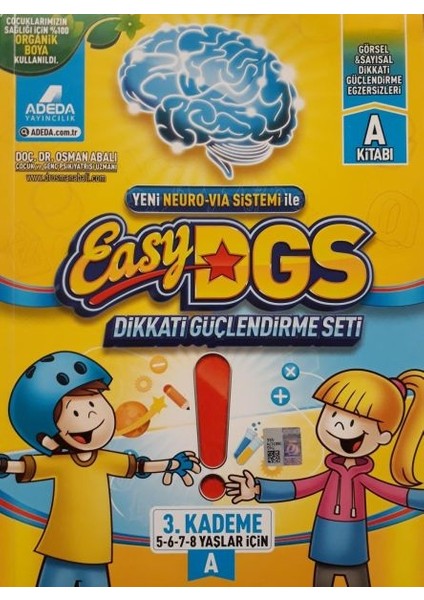 Easy Dikkati Güçlendirme Seti 5-8 Yaş A Kitapçığı