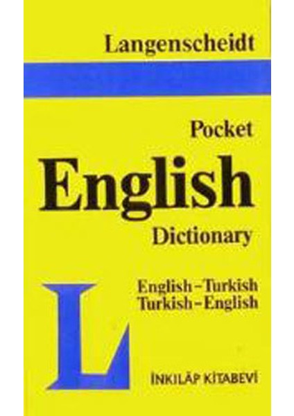 Pocket English Dictionary / Ingilizce-Türkçe Türkçe-Ingilizce