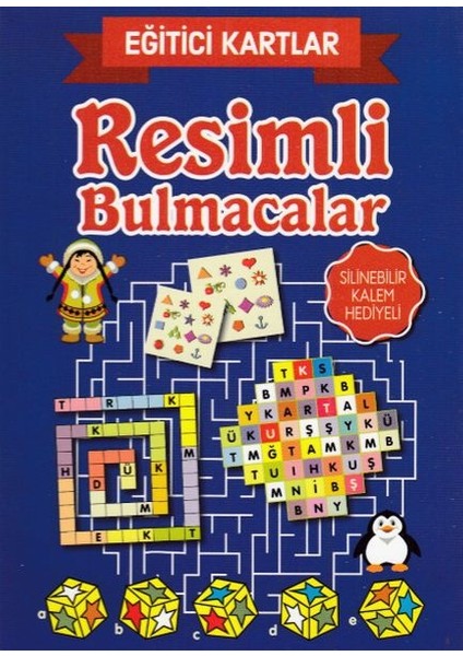 Eğitici Kartlar Resimli Bulmacalar