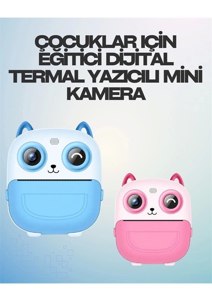 Termal Yazıcılı Dijital Kamera – USB Şarjlı, Hd Video Destekli