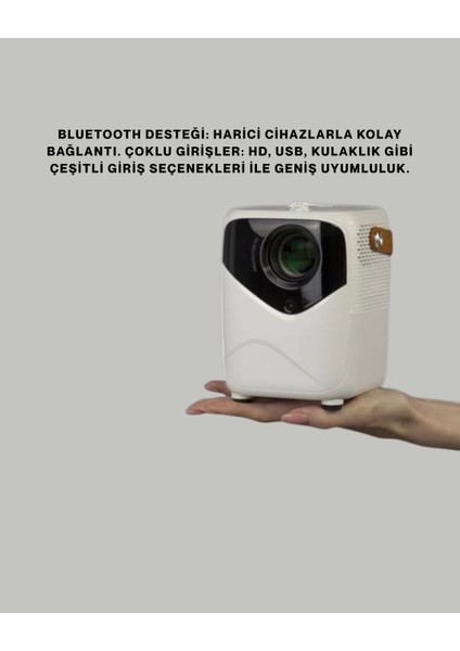 Çoklu Giriş Destekli Projektör – Hdmı, USB ve Kulaklık Bağlantı Seçenekleriyle Geniş Uyumluluk indirimleri