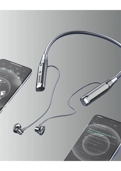 120 Saat Pil Ömrüyle Boyun Askılı Bluetooth Kulaklık – Spor ve Günlük Kullanım Için fırsatları