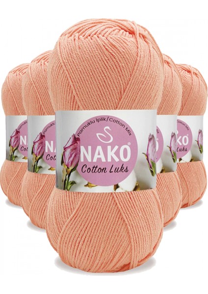 5 Adet Cotton Lüks Yelek Tunik Kazak Bluz Hırka Ipi Yünü Somon 97594