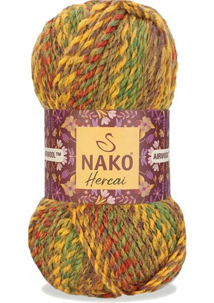 5 Adet Hercai Ebruli Hırka Kazak Atkı Bere El Örgü Ipi Yünü 7252 fiyatları