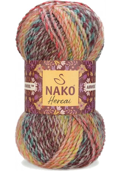 5 Adet Hercai Ebruli Hırka Kazak Atkı Bere El Örgü Ipi Yünü 28030 fiyatları