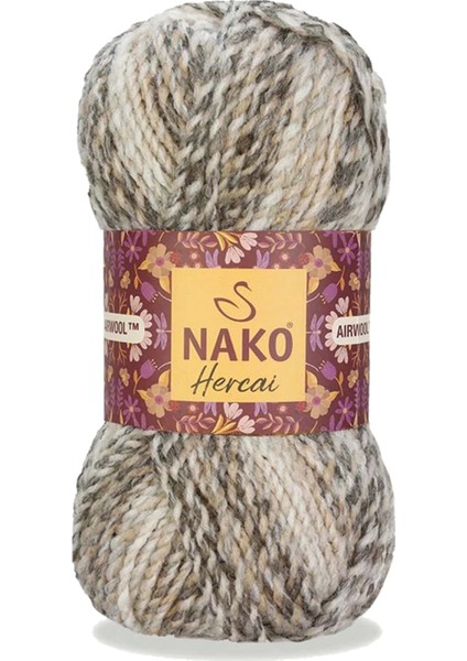 5 Adet Hercai Ebruli Hırka Kazak Atkı Bere El Örgü Ipi Yünü 7309 fiyatları