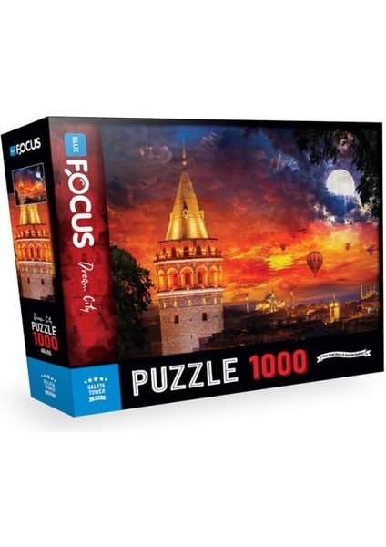 Blue Focus Puzzle Galata Kulesi 1000 Parça