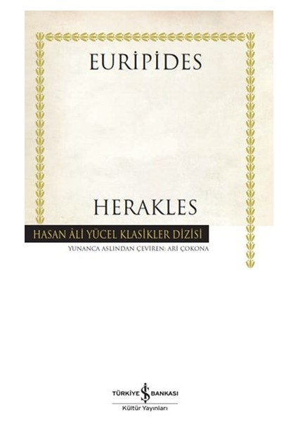 Herakles - Hasan Ali Yücel Klasikleri (Ciltli)
