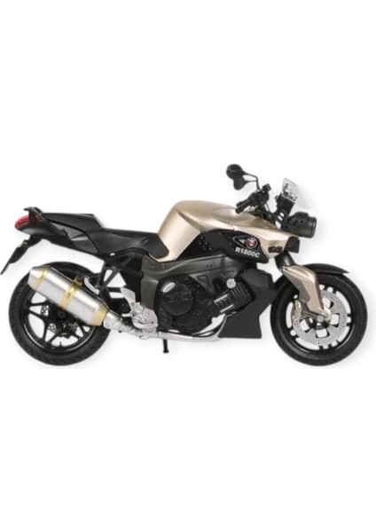 1:12 Ölçekli Model Motosiklet - Bmw - HX792-1- Yeşil (Lisinya)