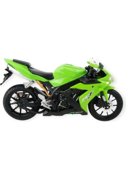 1:12 Ölçekli Model Motosiklet - Ducati - HX794-1- Yeşil (Lisinya)
