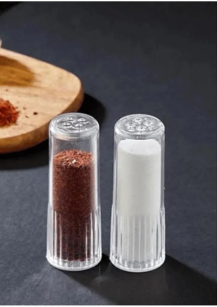 2'li Mika Kristal Tuzluk Biberlik Şefaf -AMS-033