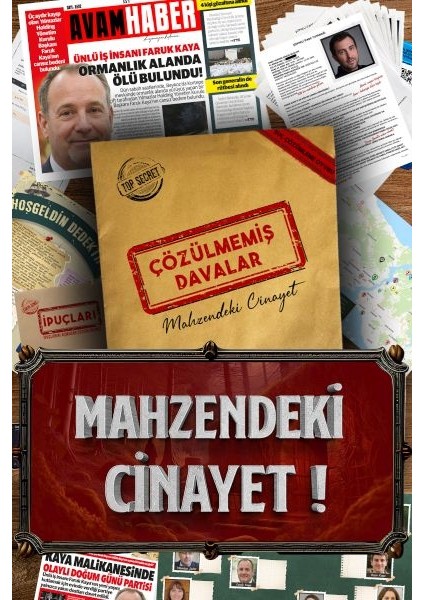 Mahzendeki Cinayet - Dedektif Oyunu