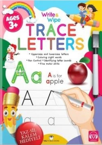 Write And Wipe Trace Letters