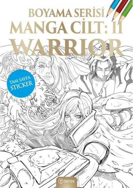 Manga Boyama Cilt Iı: Warrior