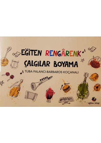 Eğiten Rengarenk Çalgılar Boyama
