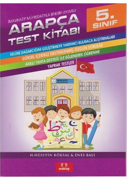 5. Sınıf Arapça Test Kitabı