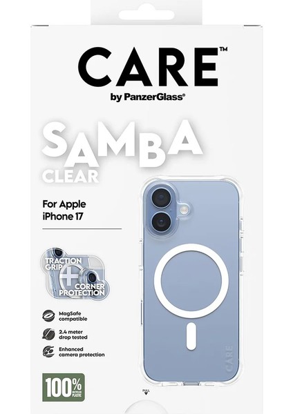 Care Apple iPhone 17 Fashionable Case Samba Şeffaf Magsafe Kılıf fırsatları