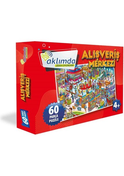 60 Parça Puzzle Alışveriş Merkezi
