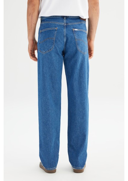 Asher Loose Fit Geniş Kesim Düşük Bel Indigo Denim Jean Pantolon indirimleri