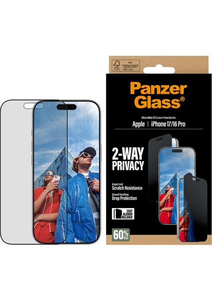 iPhone 17 Uwf Hayalet Cam Ekran Koruyucu (Hizalama Aparatlı)