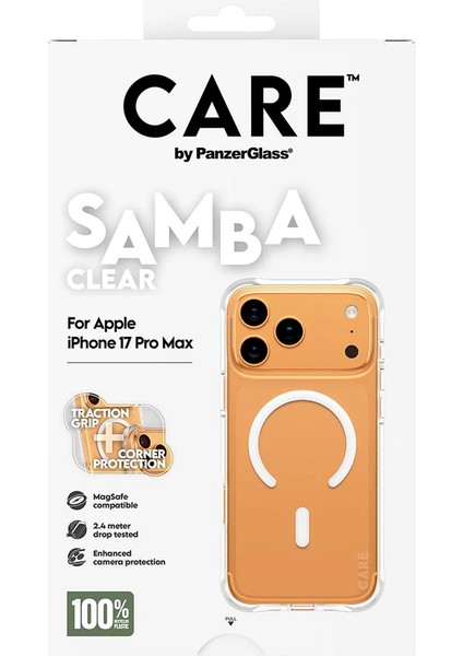 Care Apple iPhone 17 Pro Fashionable Case Samba Şeffaf Magsafe Kılıf fırsatları