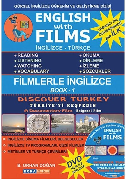 English With Films Book 1 (Dvd'li)