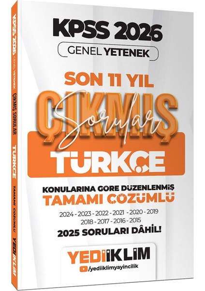 2026 Kpss Tüm Dersler Soru Dünyası-Konu Konu Çözümlü Son 11YIL Çıkmış Sorular-Çek Kopart Yaprak Test fırsatları