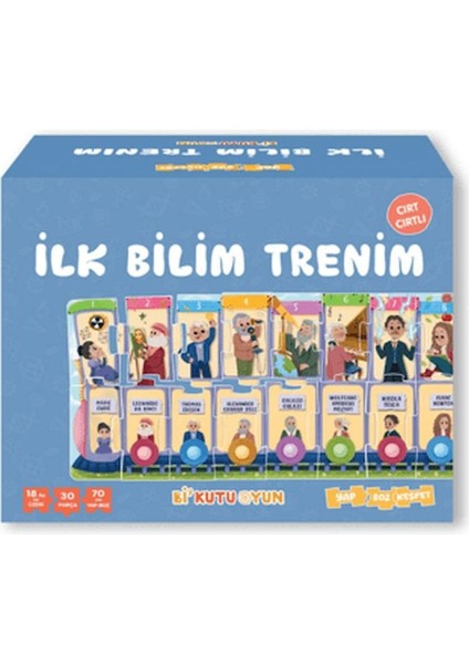 Ilk Bilim Trenim - Cırt Cırtlı Yapboz ve Kitap Seti