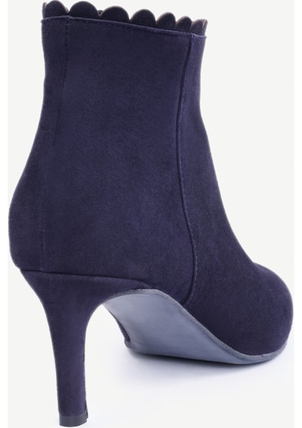 Fermuarlı Deri Topuklu Ayakkabı modelleri