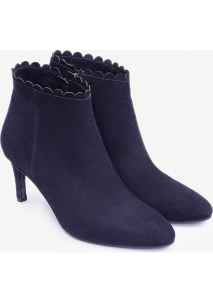 Fermuarlı Deri Topuklu Ayakkabı fırsatları